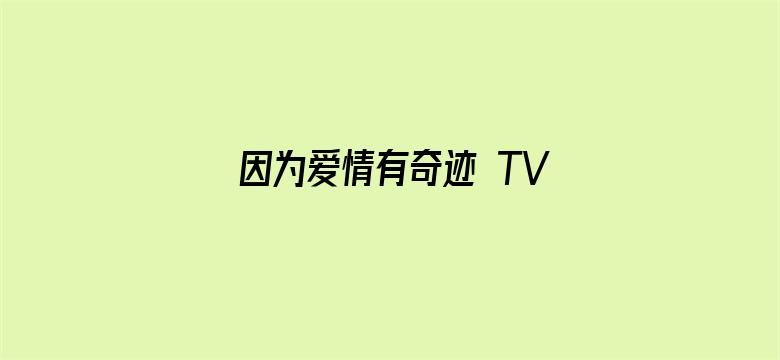 因为爱情有奇迹 TV版